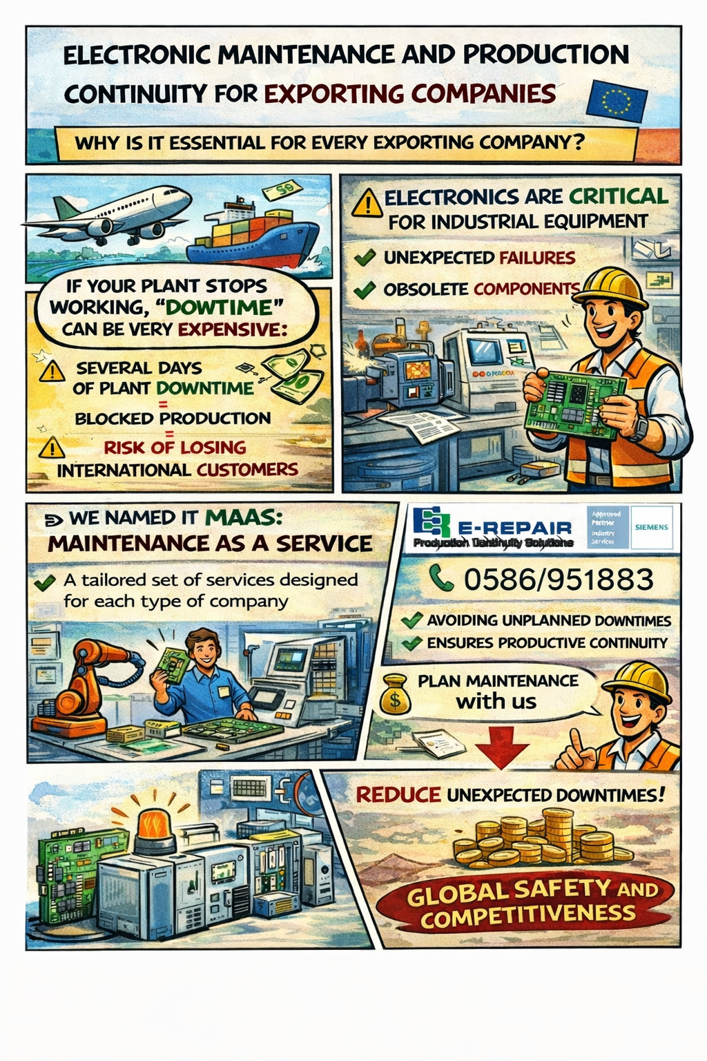 Focus on production continuity strategy and export agreements